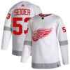 Moritz Seider Detroit Red Wings White Reverse Retro Primegreen Jersey - All Stitched