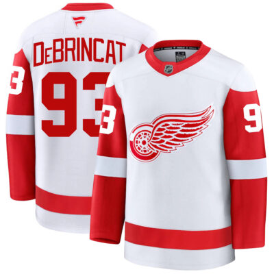 Alex DeBrincat Detroit Red Wings White Away Premium Jersey - All Stitched