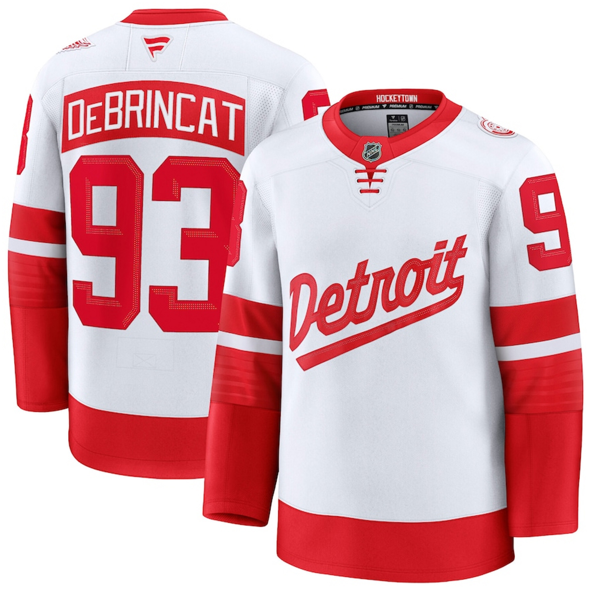 Alex DeBrincat Detroit Red Wings White 2025 Stadium Series Premium Jersey - All Stitched