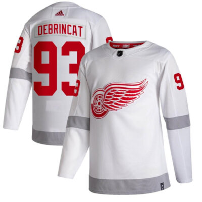 Alex DeBrincat Detroit Red Wings White Reverse Retro Primegreen Jersey - All Stitched