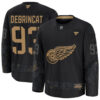Alex DeBrincat Detroit Red Wings Black 2024 Military Appreciation Jersey - All Stitched