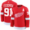 Sergei Fedorov Detroit Red Wings Red Home Premium Jersey - All Stitched