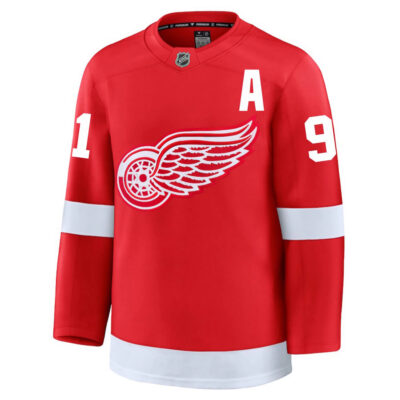 Alternative view of Sergei Fedorov Detroit Red Wings Red Home Premium Jersey - All Stitched