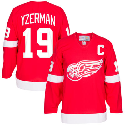 Steve Yzerman Detroit Red Wings Red Home Primegreen Jersey - All Stitched