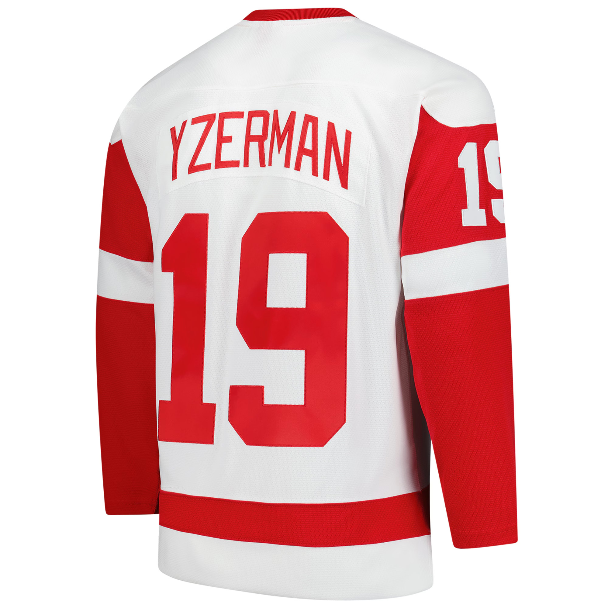Steve Yzerman Detroit Red Wings White Away Primegreen Jersey - All Stitched - Image 3
