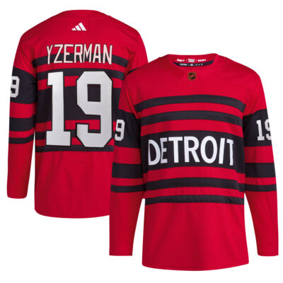 Steve Yzerman Detroit Red Wings Red Reverse Retro 2.0 Primegreen Jersey - All Stitched