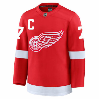 Alternative view of Ted Lindsay Detroit Red Wings Red Home Premium Jersey - All Stitched