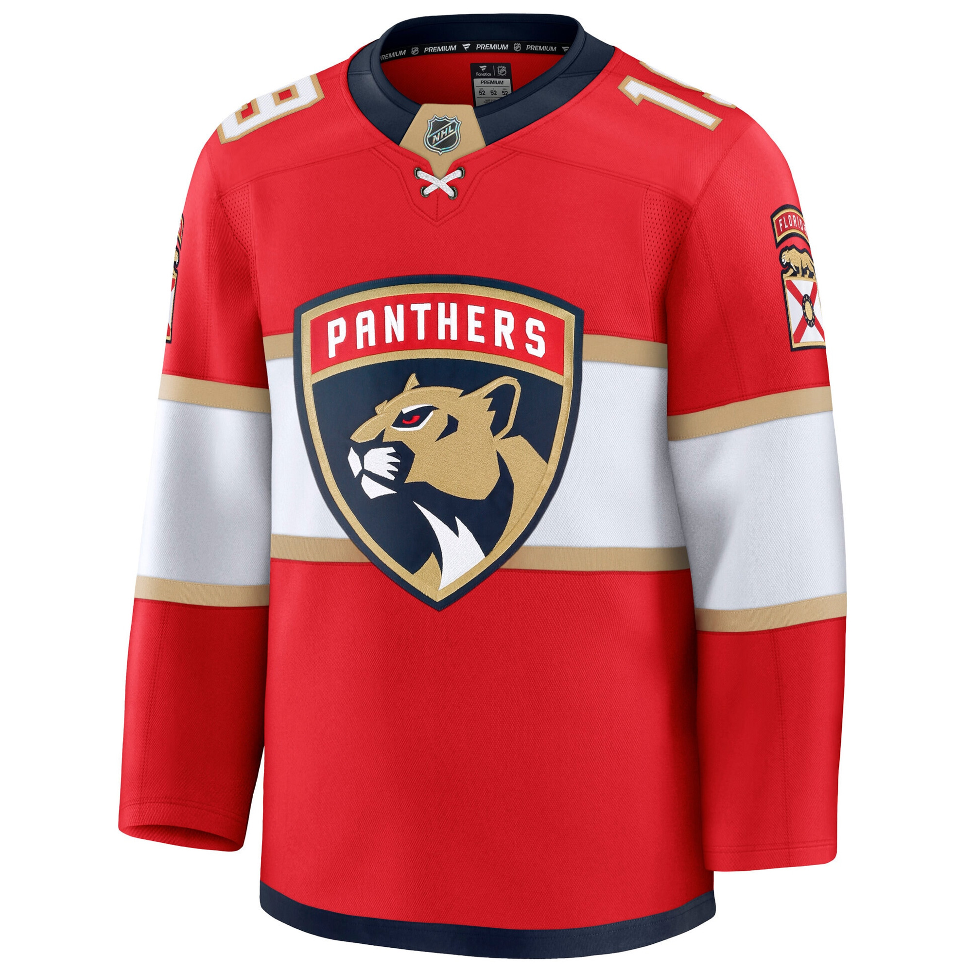 Matthew Tkachuk Florida Panthers Red Home Premium Jersey - All Stitched - Image 2