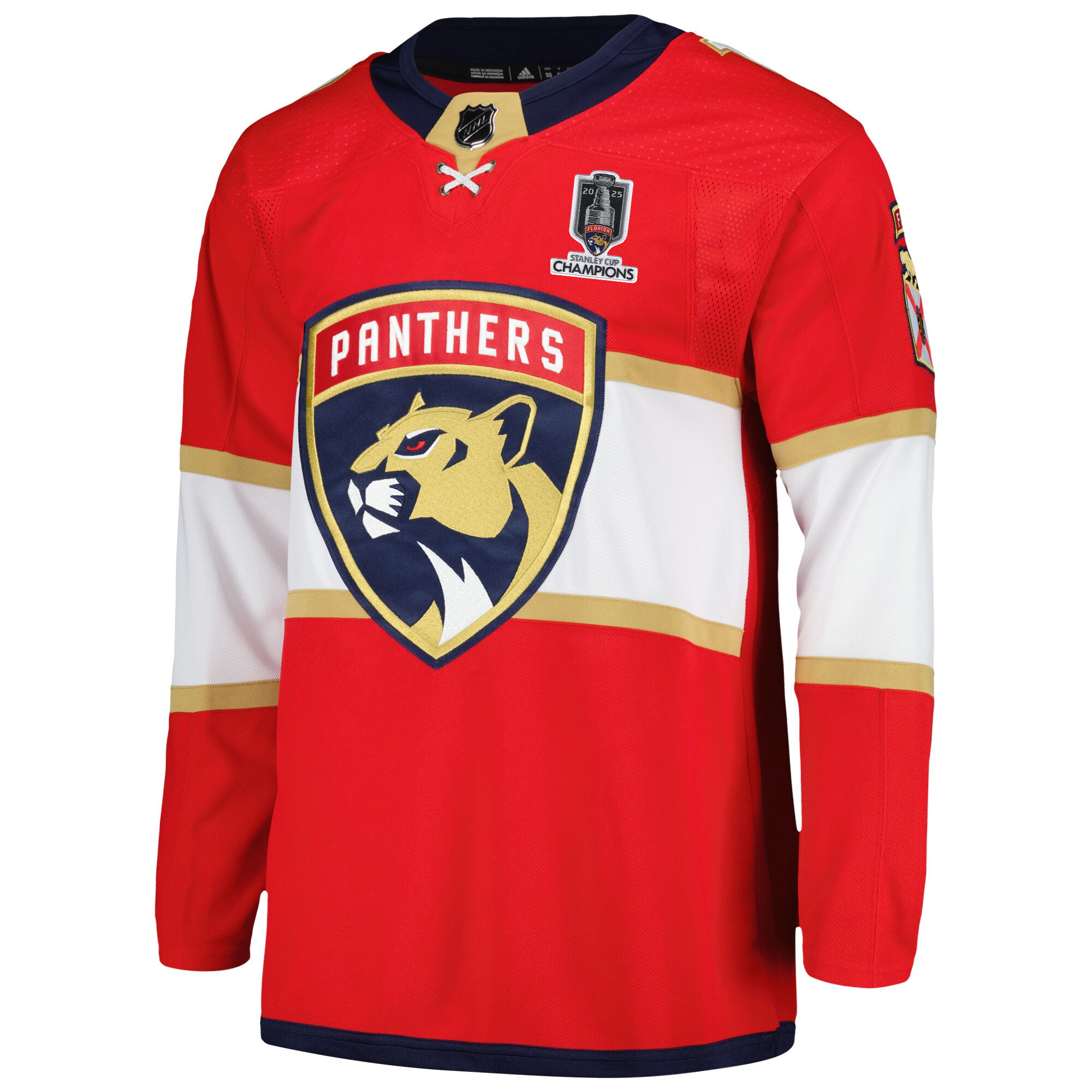 Matthew Tkachuk Florida Panthers 2025 Stanley Cup Championship Red Home Primegreen Jersey - All Stitched - Image 2