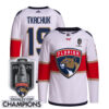 Matthew Tkachuk Florida Panthers 2025 Stanley Cup Championship White Away Primegreen Jersey - All Stitched