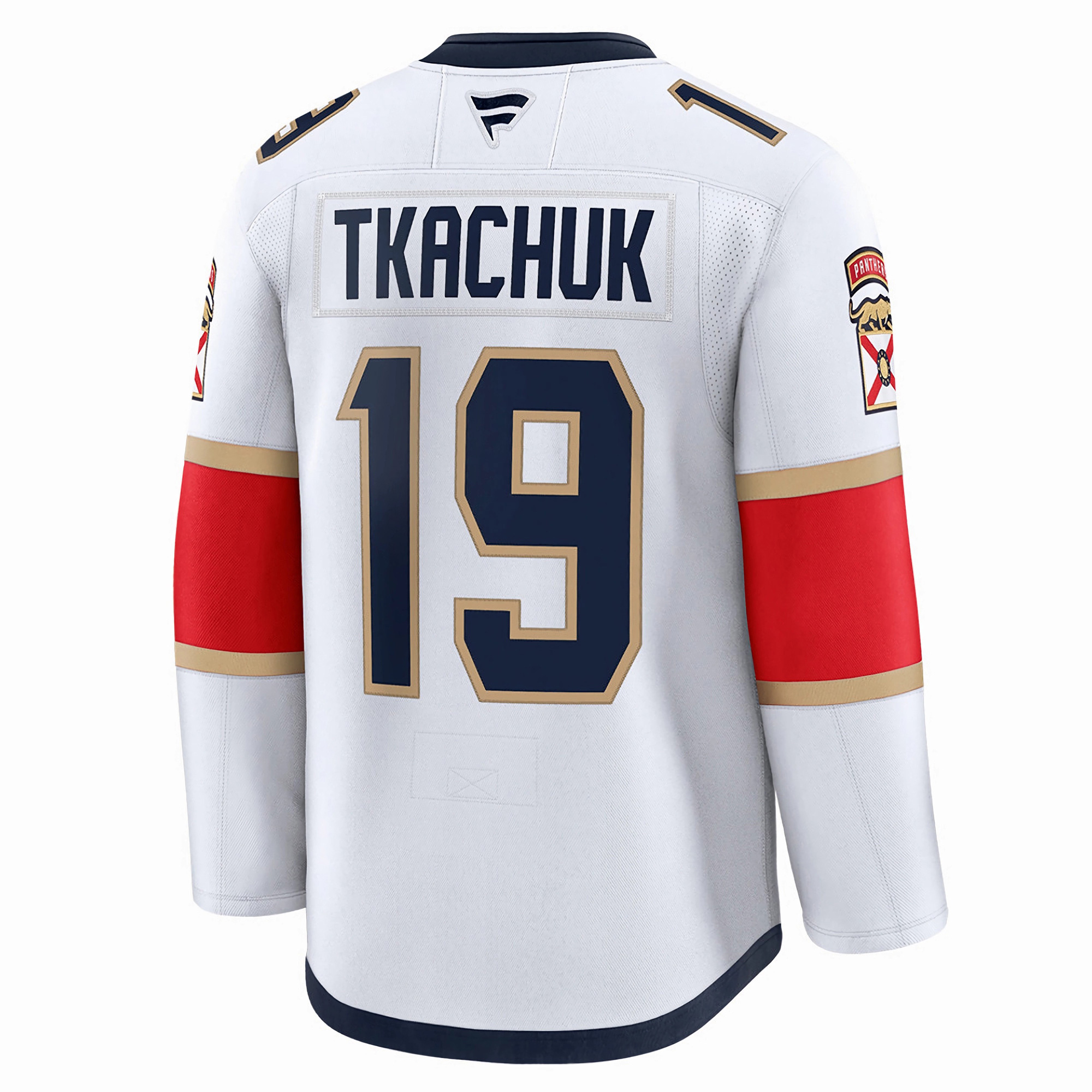 Matthew Tkachuk Florida Panthers Back To Back Championship White Away Premium Jersey - All Stitched - Image 3