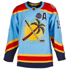 Alternative view of Matthew Tkachuk Florida Panthers Back To Back Championship Light Blue Alternate Primegreen Jersey - All Stitched