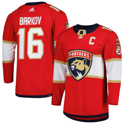 Aleksander Barkov Florida Panthers Red Home Primegreen Jersey - All Stitched