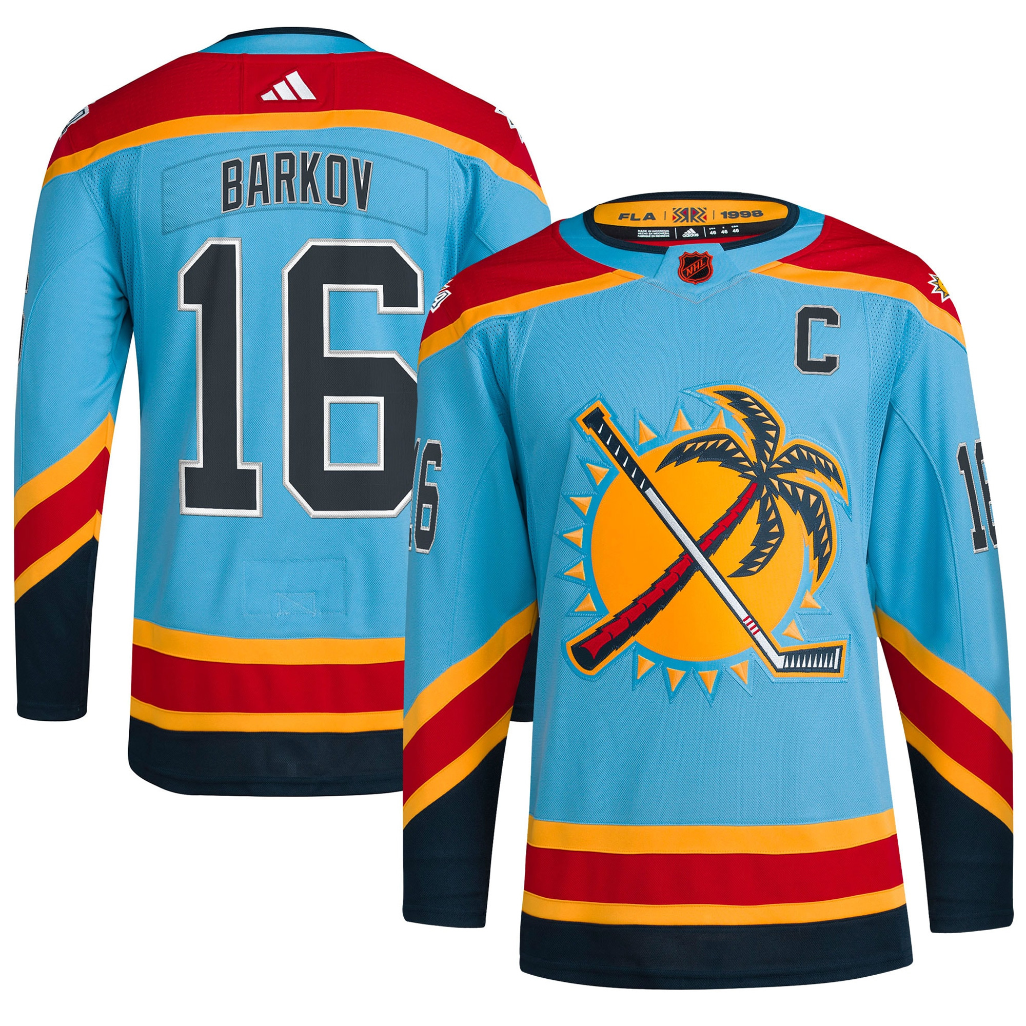 Aleksander Barkov Florida Panthers Light Blue Alternate Primegreen Jersey - All Stitched
