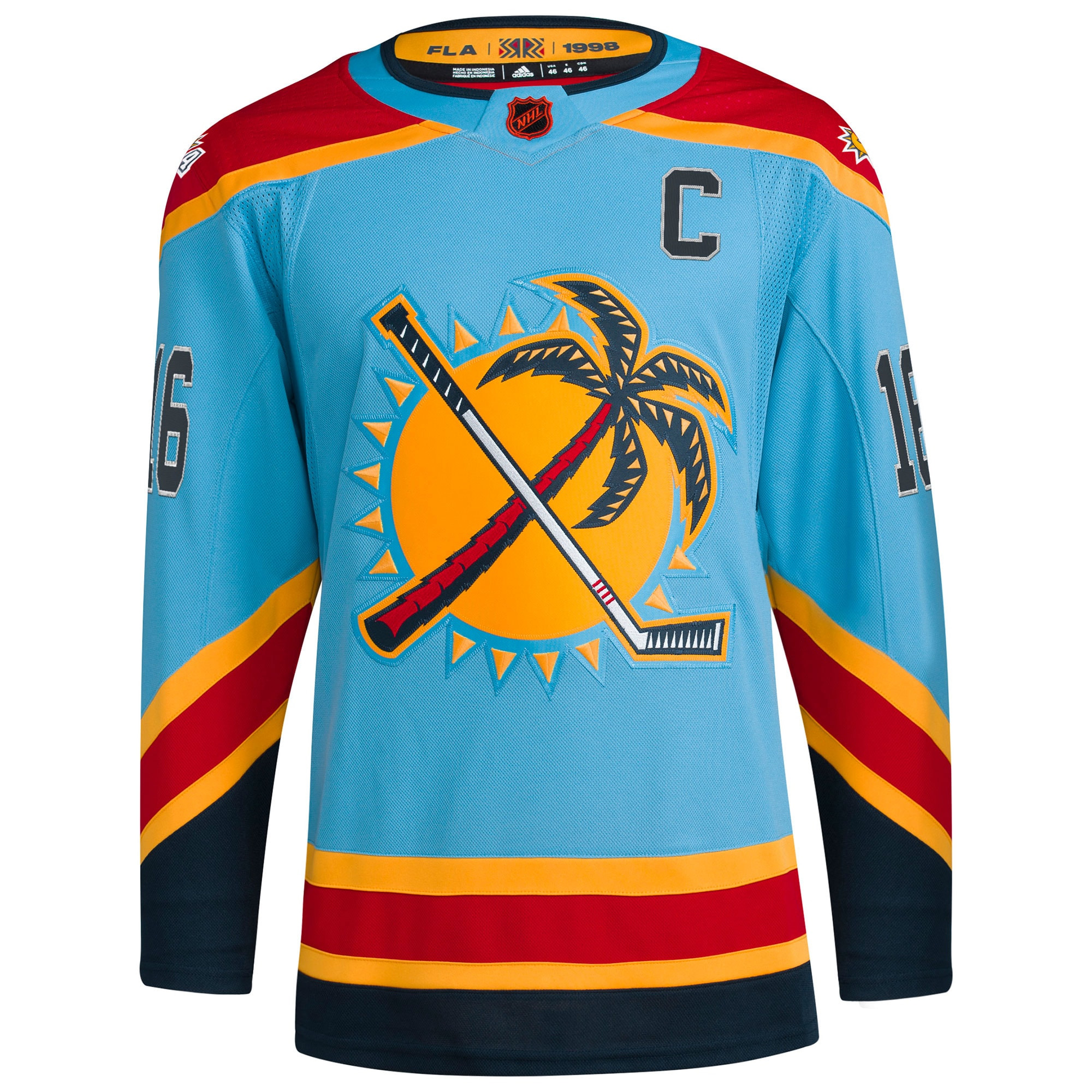 Aleksander Barkov Florida Panthers Light Blue Alternate Primegreen Jersey - All Stitched - Image 2