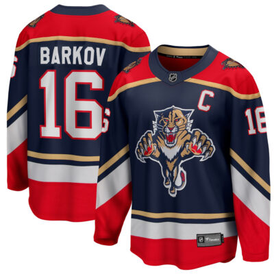 Aleksander Barkov Florida Panthers Blue 2020/21 Special Edition Jersey - All Stitched
