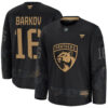 Aleksander Barkov Florida Panthers Black 2024 Military Appreciation Jersey - All Stitched