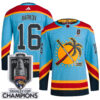 Aleksander Barkov Florida Panthers 2025 Stanley Cup Championship Light Blue Alternate Primegreen Jersey - All Stitched
