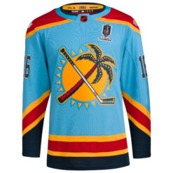 Alternative view of Aleksander Barkov Florida Panthers 2025 Stanley Cup Championship Light Blue Alternate Primegreen Jersey - All Stitched