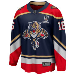 Alternative view of Aleksander Barkov Florida Panthers 2025 Stanley Cup Championship Blue 2020/21 Special Edition Jersey - All Stitched