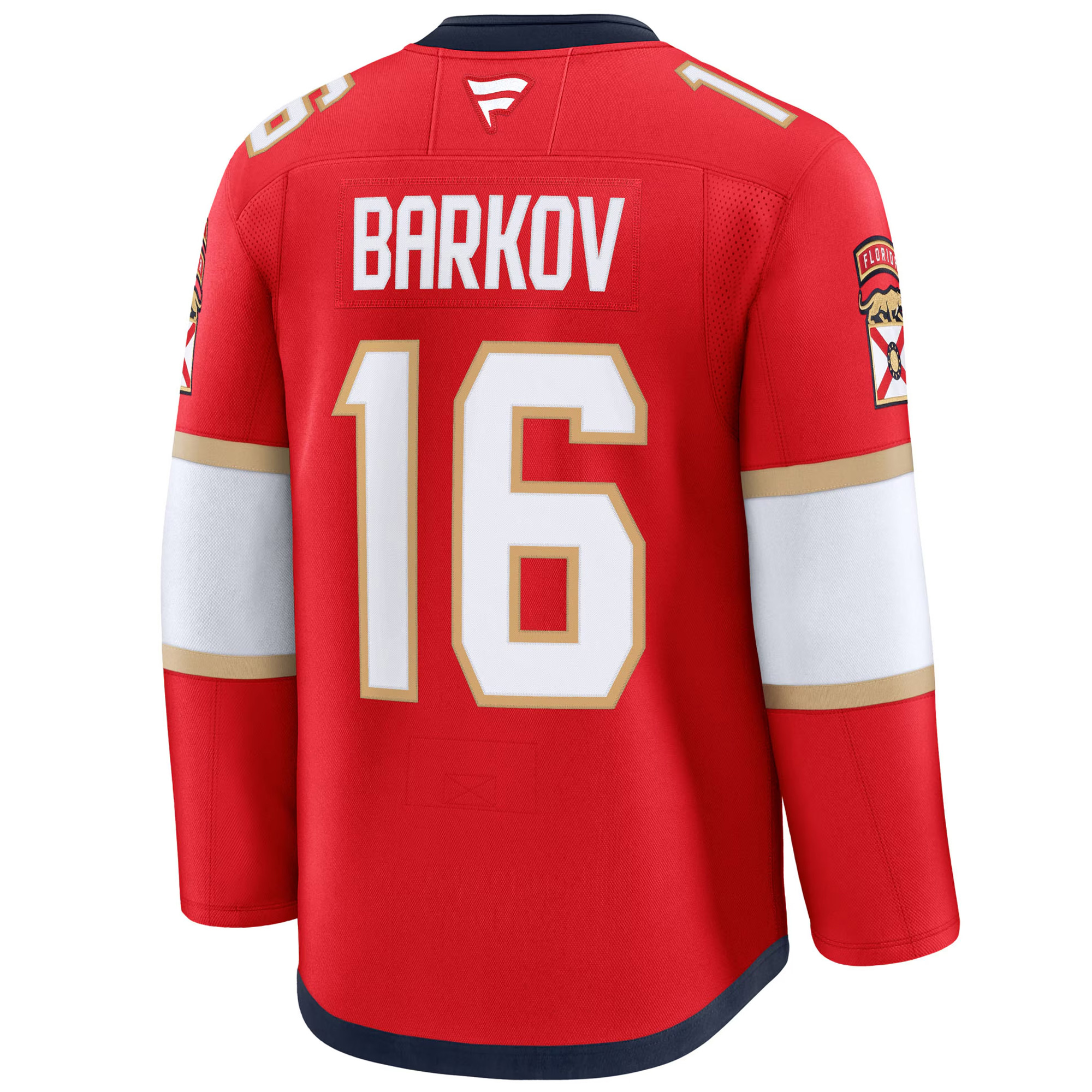 Aleksander Barkov Florida Panthers Back To Back Championship Red Home Premium Jersey - All Stitched - Image 3