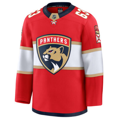 Alternative view of Brad Marchand Florida Panthers Red Home Premium Jersey - All Stitched