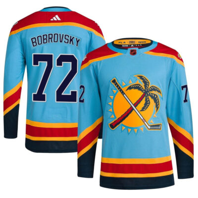 Sergei Bobrovksy Florida Panthers Light Blue Alternate Primegreen Jersey - All Stitched