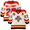 Scott Mellanby Florida Panthers White 1995/96 Alternate Blue Line Jersey - All Stitched