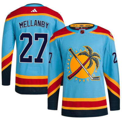 Scott Mellanby Florida Panthers Blue Reverse Retro 2.0 Primegreen Jersey - All Stitched