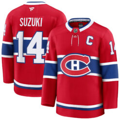 Nick Suzuki Montreal Canadiens Red Home Premium Jersey - All Stitched