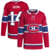 Nick Suzuki Montreal Canadiens Red Home Primegreen Jersey - All Stitched