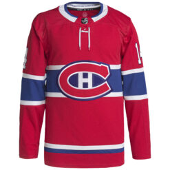 Alternative view of Nick Suzuki Montreal Canadiens Red Home Primegreen Jersey - All Stitched