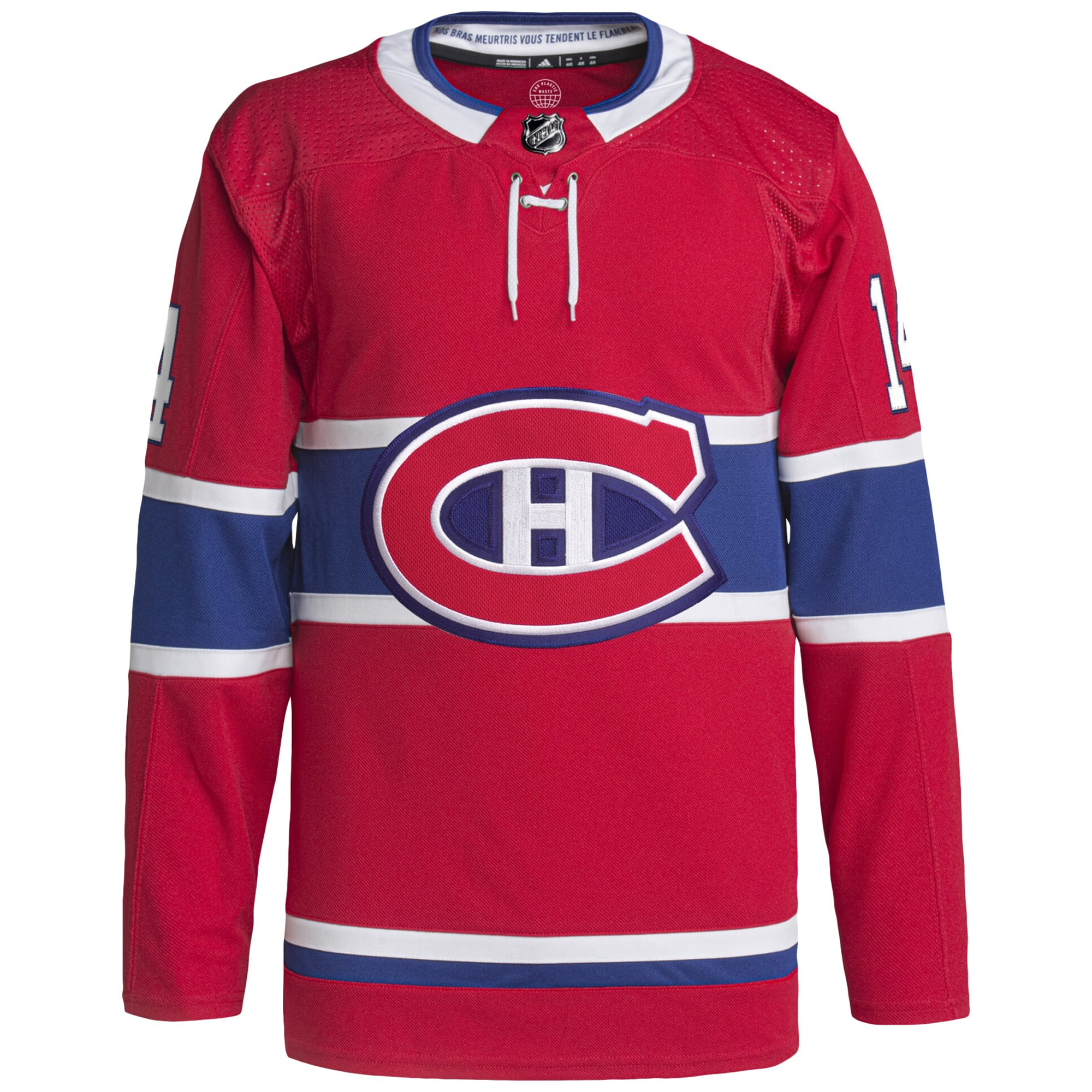 Nick Suzuki Montreal Canadiens Red Home Primegreen Jersey - All Stitched - Image 2