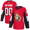 Custom Ottawa Senators Red Alternate Primegreen Jersey - All Stitched