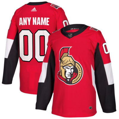 Custom Ottawa Senators Red Alternate Primegreen Jersey - All Stitched