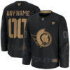 Custom Ottawa Senators Black 2024 Military Appreciation Premium Jersey - All Stitched