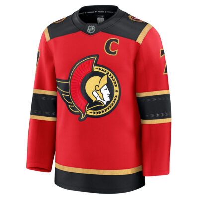 Alternative view of Brady Tkachuk Ottawa Senators Red Alternate Premium Jersey - All Stitched