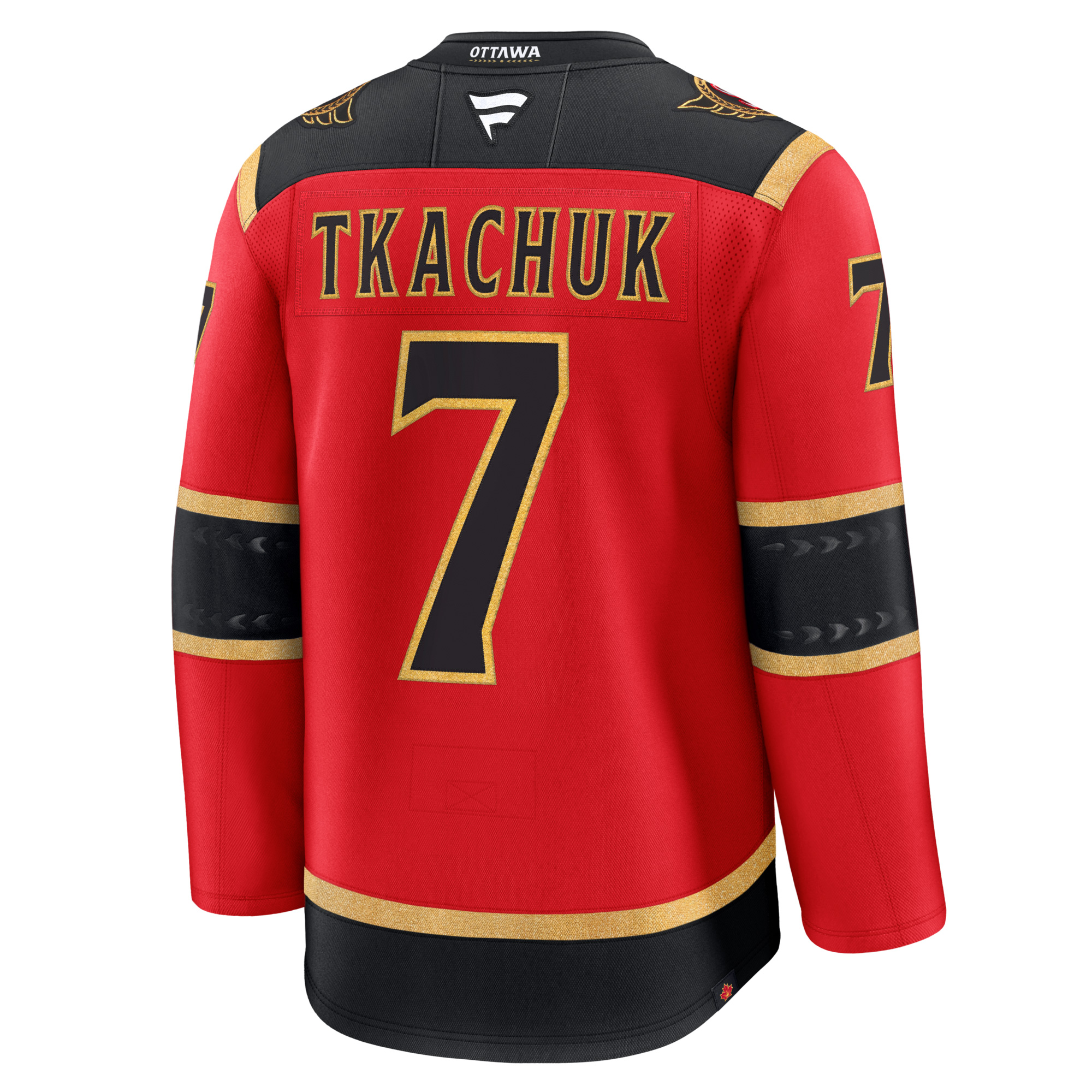 Brady Tkachuk Ottawa Senators Red Alternate Premium Jersey - All Stitched - Image 3