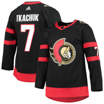 Brady Tkachuk Ottawa Senators Black Home Primegreen Jersey - All Stitched