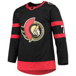 Alternative view of Brady Tkachuk Ottawa Senators Black Home Primegreen Jersey - All Stitched