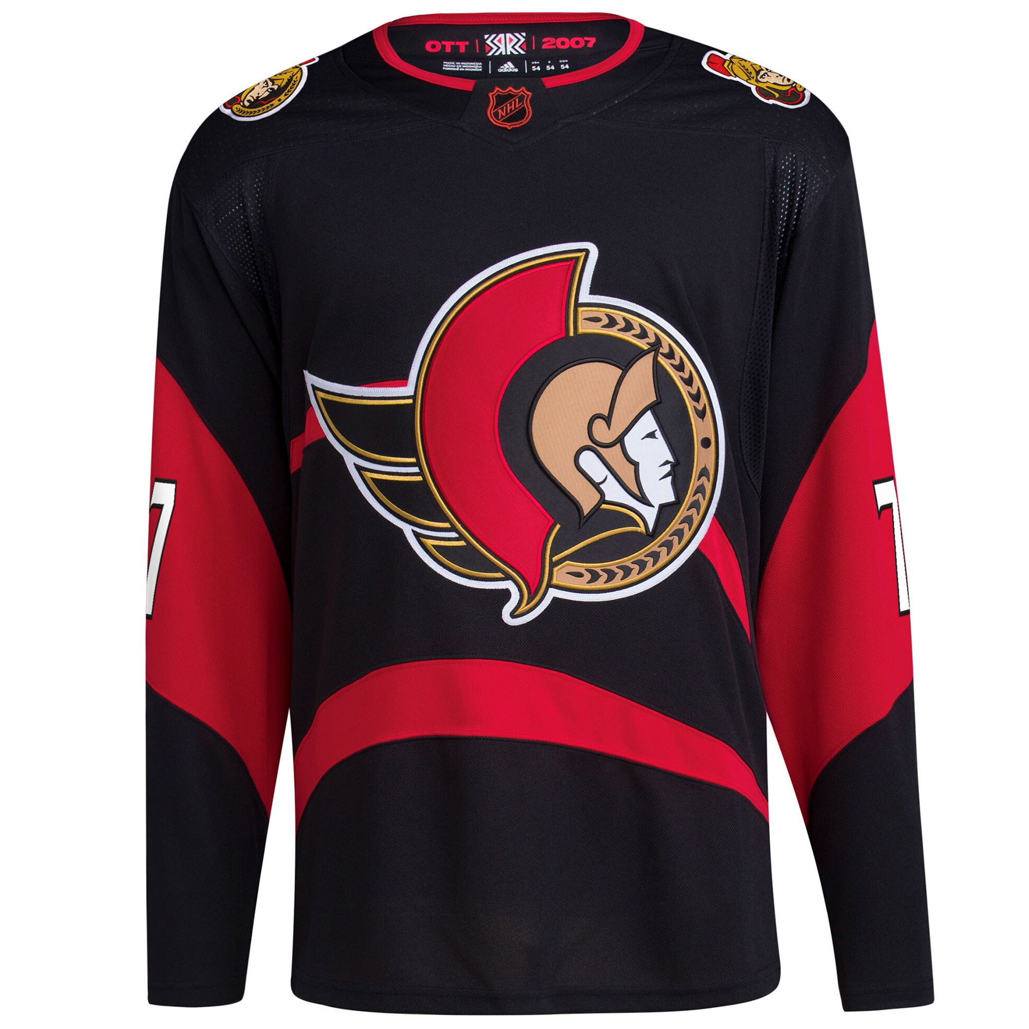 Brady Tkachuk Ottawa Senators Black Reverse Retro 2.0 Primegreen Jersey - All Stitched - Image 2