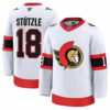 Tim Stutzle Ottawa Senators White Road Premium Jersey - All Stitched