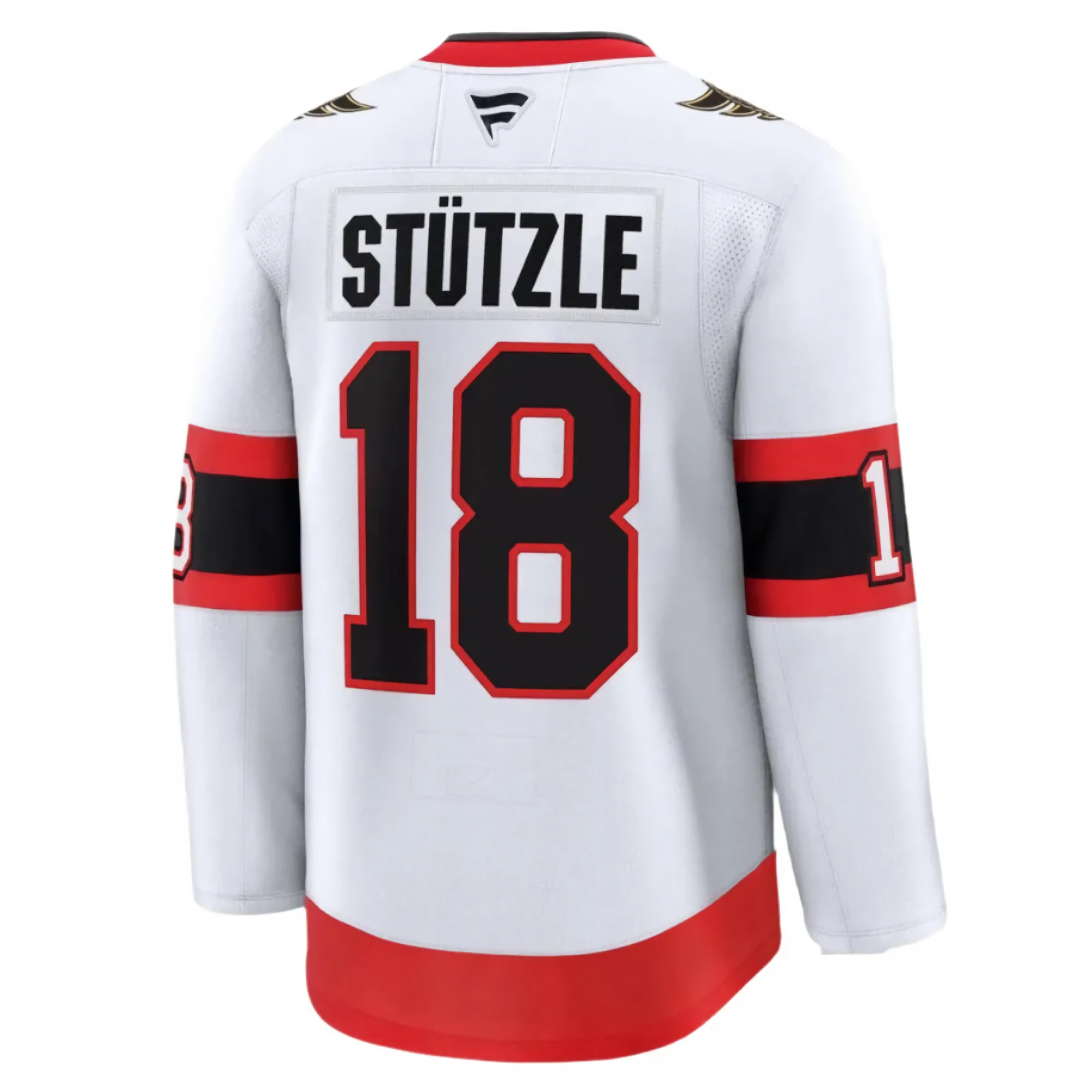 Tim Stutzle Ottawa Senators White Road Premium Jersey - All Stitched - Image 3