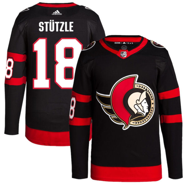 Tim Stutzle Ottawa Senators Black Home Primegreen Jersey - All Stitched