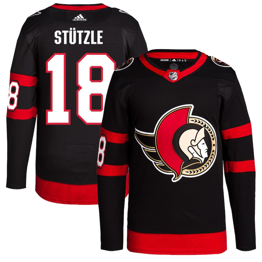 Tim Stutzle Ottawa Senators Black Home Primegreen Jersey - All Stitched