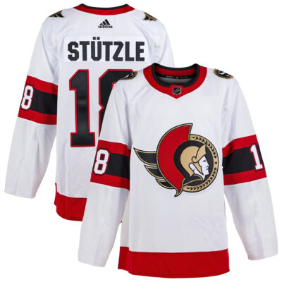Tim Stutzle Ottawa Senators White Road Primegreen Jersey - All Stitched