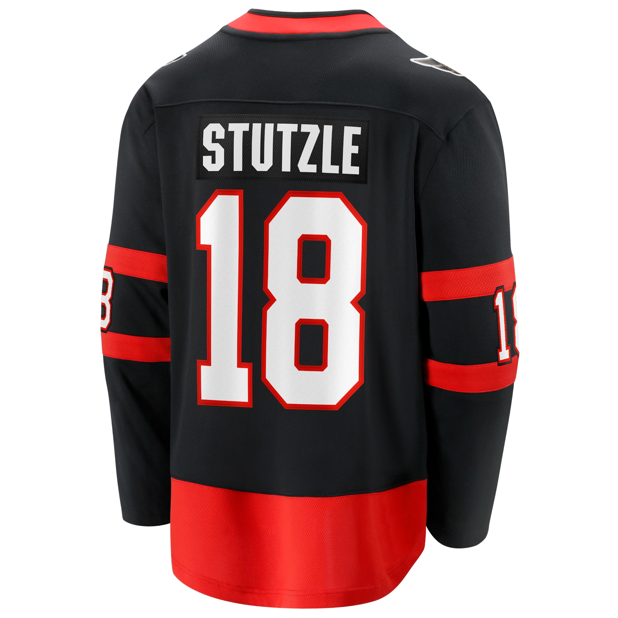 Tim Stutzle Ottawa Senators Black Home Jersey - All Stitched - Image 3