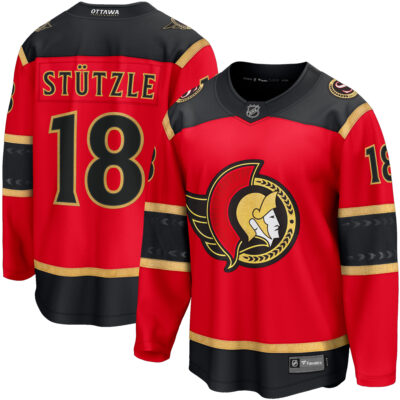 Tim Stutzle Ottawa Senators Red Alternate Jersey - All Stitched