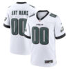 Custom Philadelphia Eagles White Game Jersey - All Stitched