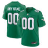 Custom Philadelphia Eagles Green Throwback Jersey - All Stitched